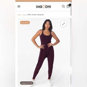 Imbodhi Burgundy Jumper